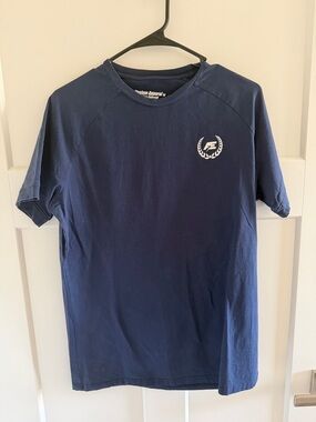 Men's Navy Short Sleeve Alex Eubank Brand shirt